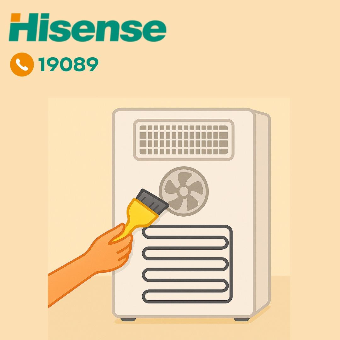 تنظيف الفلاتر والمراوح بديب فريزر هايسنس